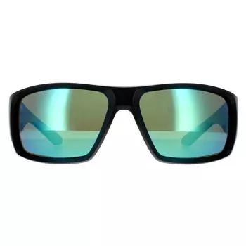 Матовые черные солнцезащитные очки Lumalens с запахом темно-зеленого цвета с ионной поляризацией Dragon, черный