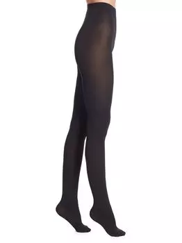 Матовые непрозрачные колготки 80 Wolford, черный