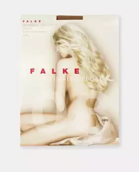 Матовые прозрачные трусики Falke плотностью 8 ден, черный