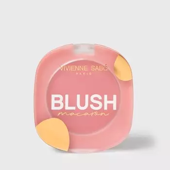 Матовые румяна для лица «Macaron», холодный розовый, 4,1 г Vivienne Sabo