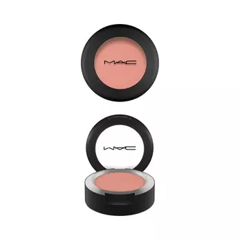 Матовые тени для век powder kiss soft matte eyeshadow Mac, цвет strike a pose, вес 1.5 гр.