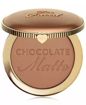 Матовый бронзатор Chocolate Soleil Too Faced, цвет Dark Chocolate