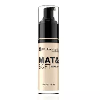 Матовый и мягкий макияж 02 Натуральный HYPOAllergenic, 30 ml