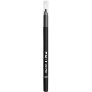Матовый карандаш для глаз водостойкий 002 матовый черный Gosh Matte, 1,2 гр