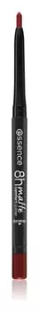 Матовый карандаш для губ с точилкой Essence 8h Matte Comfort, оттенок 08 Dark Berry 0,3 г