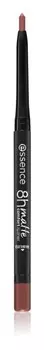 Матовый карандаш для губ с точилкой Essence 8h Matte Comfort, оттенок 02 Silky Hazelnut 0,3 г