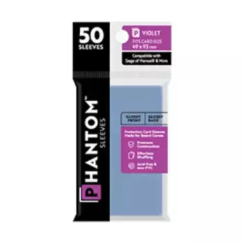 Матовый/Матовый - Фиолетовый, 49х93мм (50), Phantom Sleeves