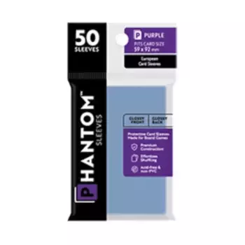 Матовый/Матовый — фиолетовый, 52x92 мм (50), Phantom Sleeves