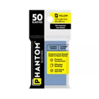 Матовый/Матовый - Желтый, 41х63мм (50), Phantom Sleeves