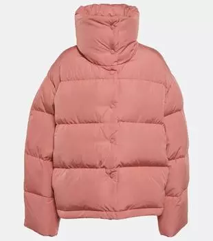 Матовый технический пуховик Acne Studios, розовый