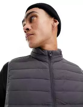 Матовый темно-серый жилет Jack & Jones Essentials