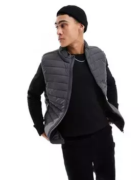 Матовый темно-серый жилет Jack & Jones Essentials