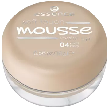 Матовый тональный крем для лица цвета слоновой кости 04 Essence Soft Touch, 16 гр