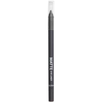 Матовый водостойкий карандаш для глаз 003 серый Gosh Matte, 1,2 гр