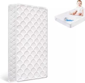 Матрас для кроватки + водонепроницаемые простыни на матрасе Tiankehan