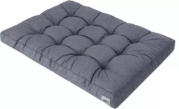 Матрас для собаки, подстилка для домашних животных, шезлонг для собаки, подушка, лежанка, подушка для собаки, кровать, диван, корзина для собаки, подстилка для животных, мягкий матрас для дивана для собаки, М - 77 х 52 см, коричневый Hobbygarden...