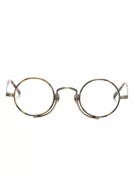 Matsuda очки 10103H в круглой оправе, коричневый