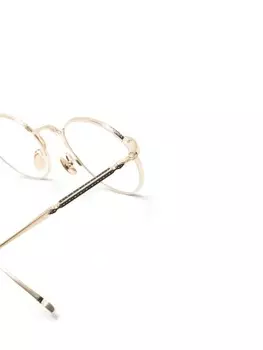 Matsuda очки M3140 в овальной оправе, золотистый