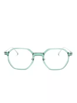 Matsuda очки в геометричной оправе, зеленый