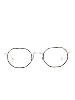 Matsuda очки в круглой оправе черепаховой расцветки, серебристый