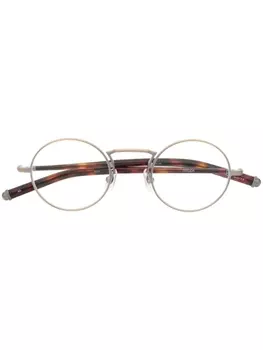 Matsuda очки в круглой оправе черепаховой расцветки, коричневый