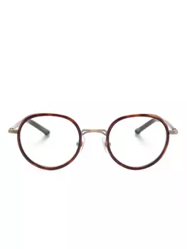 Matsuda очки в круглой оправе, коричневый