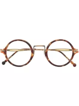 Matsuda очки в круглой оправе, коричневый