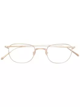 Matsuda очки в овальной оправе, золотистый