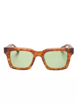 Matsuda солнцезащитные очки M1027 в квадратной оправе, коричневый