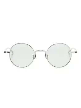 Matsuda солнцезащитные очки M3087 в круглой оправе, серебристый