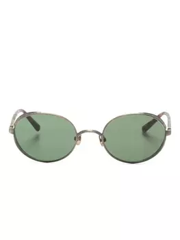 Matsuda солнцезащитные очки M3137 в круглой оправе, серый