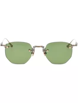 Matsuda солнцезащитные очки в большой оправе, зеленый