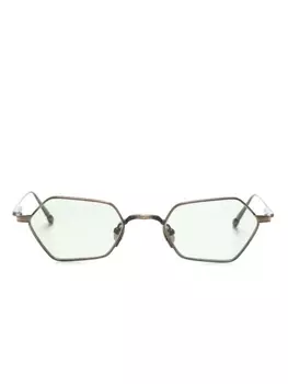 Matsuda солнцезащитные очки в геометричной оправе, серый