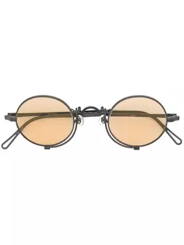 Matsuda солнцезащитные очки в круглой оправе, черный