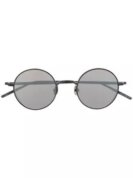 Matsuda солнцезащитные очки в круглой оправе, серый