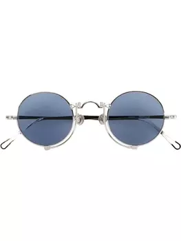 Matsuda солнцезащитные очки в круглой оправе, синий