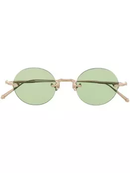 Matsuda солнцезащитные очки в круглой оправе, золотой
