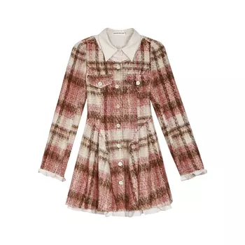 Matsumoto mourns Мацумото траурное женское платье с длинными рукавами, Решетка для порошка (длинная)