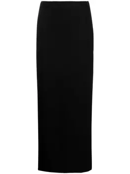 Matteau креповая юбка макси, черный