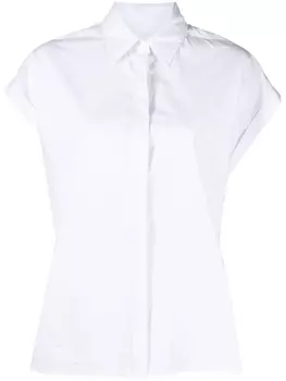 Matteau рубашка из органического хлопка с заостренным воротником, белый