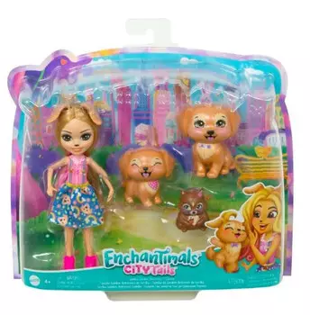 Mattel, Enchantimals Куклы Семья собак Ретриверы