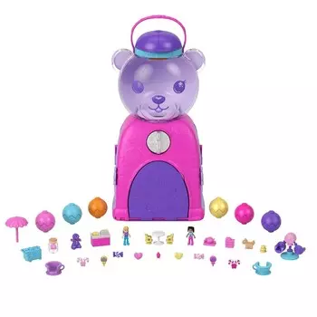 Mattel Polly Pocket Teddy Bear Automacik удивляет Hjn90