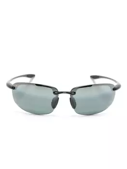 Maui Jim солнцезащитные очки Hookipa в прямоугольной оправе, черный