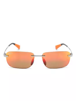 Maui Jim солнцезащитные очки Lanakila без оправы, серебряный