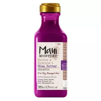 Maui Moisture Шампунь Revive & Hydrate + Shea Butter Shampoo для сухих и поврежденных волос с маслом ши 385мл