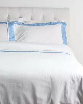 Maurizio Италия Пододеяльник корзинчатого плетения Maurizio Italy, цвет Blue