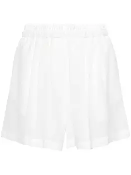 MAURIZIO MYKONOS полупрозрачные шорты, белый