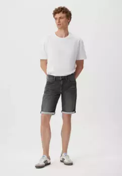 Mavi Shorts "TIM", узкие джинсовые шорты с подвернутым краем, цвет Dark Smoke Pro Sport