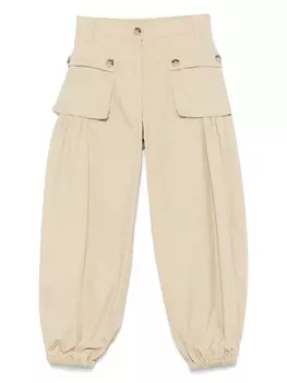 MAX&Co. Kids брюки со сборками, нейтральный