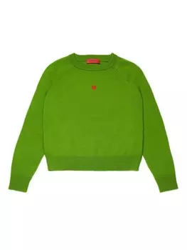 MAX&Co. Kids джемпер с узором, зеленый